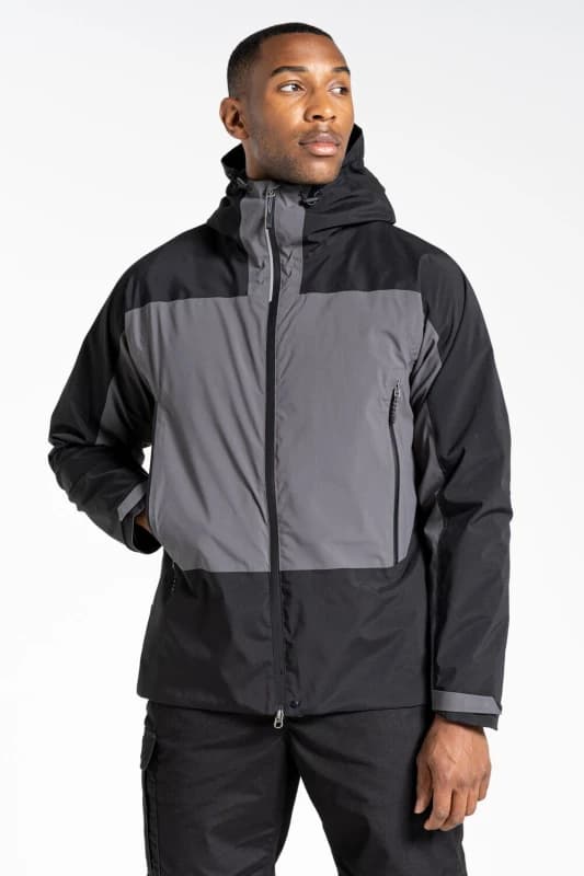 Craghoppers Craghoppers Expert Active Hooded Waterproof Jacket in Grey Size: Small Grey S Unisex 5054904702442