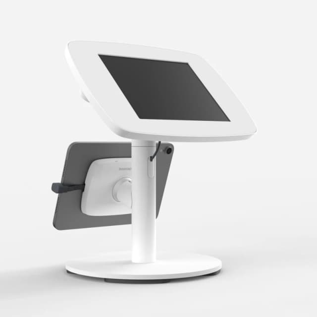 Bouncepad Original Counter Twin Exposed Front Camera and Home Button White Samsung Galaxy Tab A9 and A11 8.7 Inch (2023 - 2025) TWCO-W