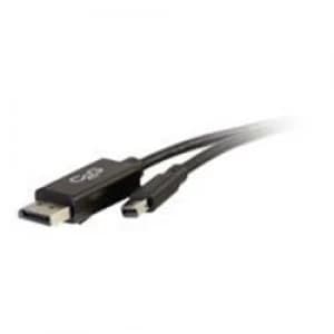 C2G 3m Mini DisplayPort to DisplayPort Adapter Cable M/M - Black