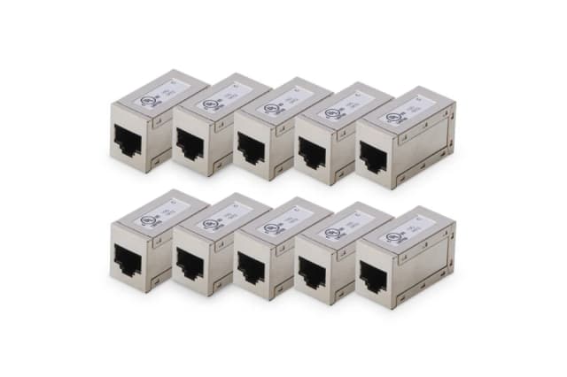Digitus CAT 6. modular couplers. shielded - 10 pieces