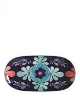 Maxwell & Williams Maxwell & Williams Majolica Medium Blue Oblong Platter