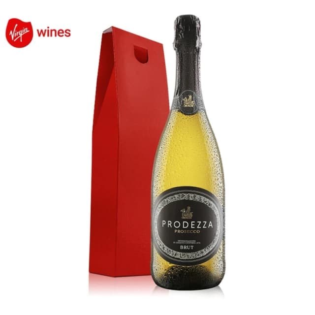 Virgin Wines Celebratory Prosecco in Red Gift Box White unisex 1