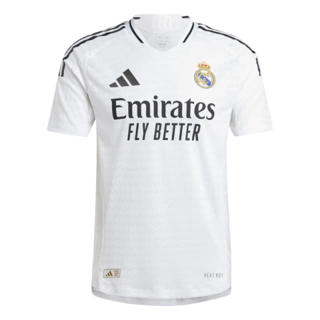 adidas Real Madrid Authentic Home Shirt 2024 2025 Adults White male XL