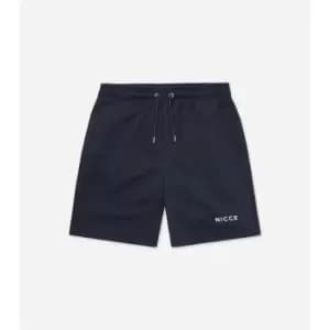 Nicce Original Logo Jogger Shorts - Blue