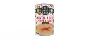 Free & Easy Organic Lentil Red Pepper Soup 400g