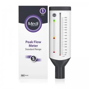 Medi Peak Flow Meter Standard Range 1 Meter