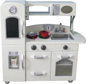 Teamson Classic Country Living 1 Piece Kitchen White.