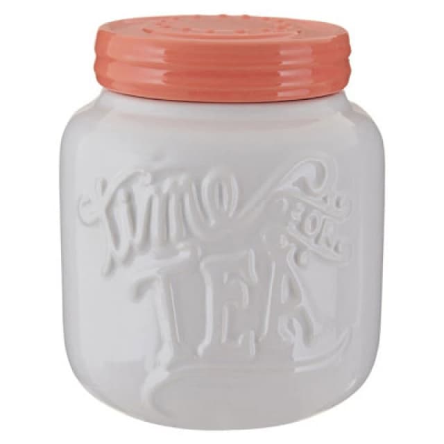 Premier Housewares Maison by Premier Pretty Things Tea Canister White