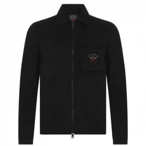 Paul And Shark Crew + Shark Overshirt Pocket - Black 011