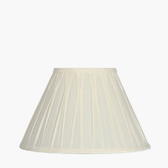 Pacific Lifestyle Garbo 50Cm Cream Polysilk Pinch Pleat Shade