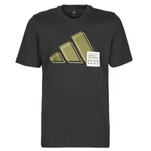 adidas 3BAR LOGO TEE mens T shirt in Black - Sizes S,M,L,XL,XS