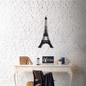 Eiffel XL Black Decorative Metal Wall Accessory