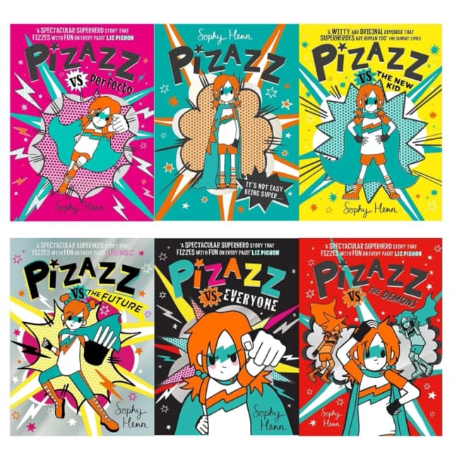 Pizazz 6 Book Collection Sophy Henn Complete Set For Young Readers Paperback Edition Sophy Henn Books