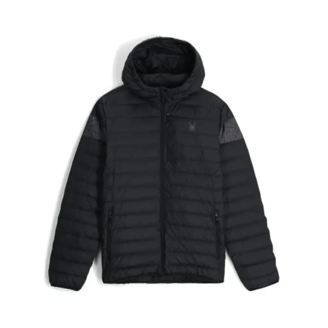Spyder's Zenith Hooded Puffer Noir Male S