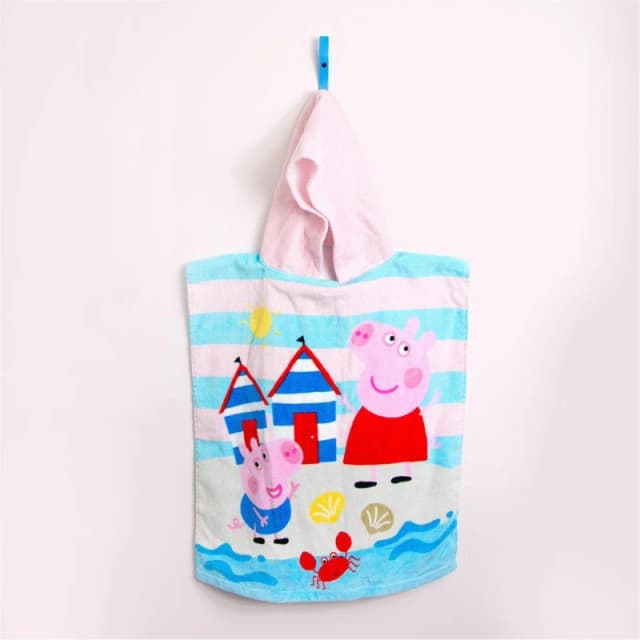 Peppa Pig Waves Poncho Towel Multi