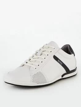 Hugo Boss Athleisure Saturn Leather Trainers Size 10 Men