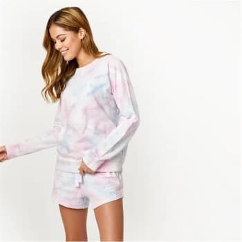 Jack Wills Astbury Pheasant Logo Crew Neck Sweatshirt - Multi Tie Dye