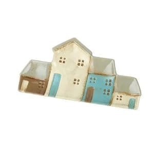 Ceramic Houses Plate