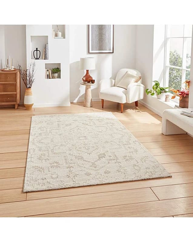 Think Rugs Think Rugs Geneva Berber Rug Cream - Think Rugs - Size: 120X170 Cream 120X170 MP68601