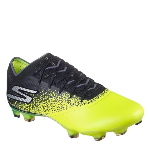 Skechers Razor Elite Adults Firm Ground Football Boots Yellow/Black male 6 (39.5)