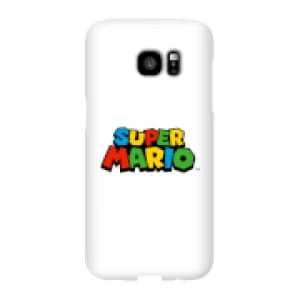 Nintendo Super Mario Colour Logo Phone Case - Samsung S7 Edge - Snap Case - Gloss