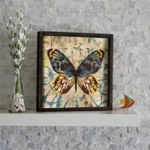 KZM649 Multicolor Decorative Framed MDF Painting