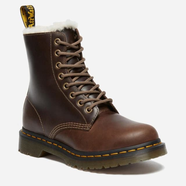 Dr. Martens 1460 Pascal Serena - Dark Khaki Orleans Boot brown EU 36 Women