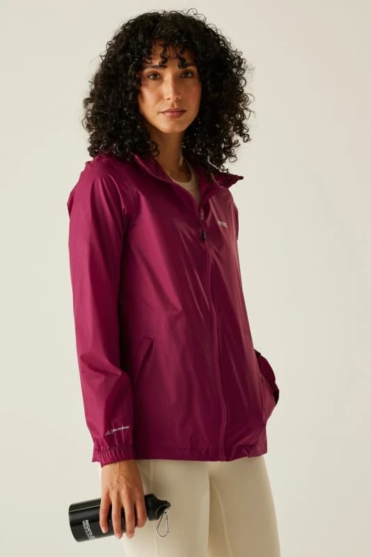 Regatta Womens 'Pack-It III' Waterproof Packaway Jacket in Grape Size: 8 Grape Female 8
