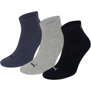Puma Training Socks UK Size 9-11 Navy Mix Pack of 3