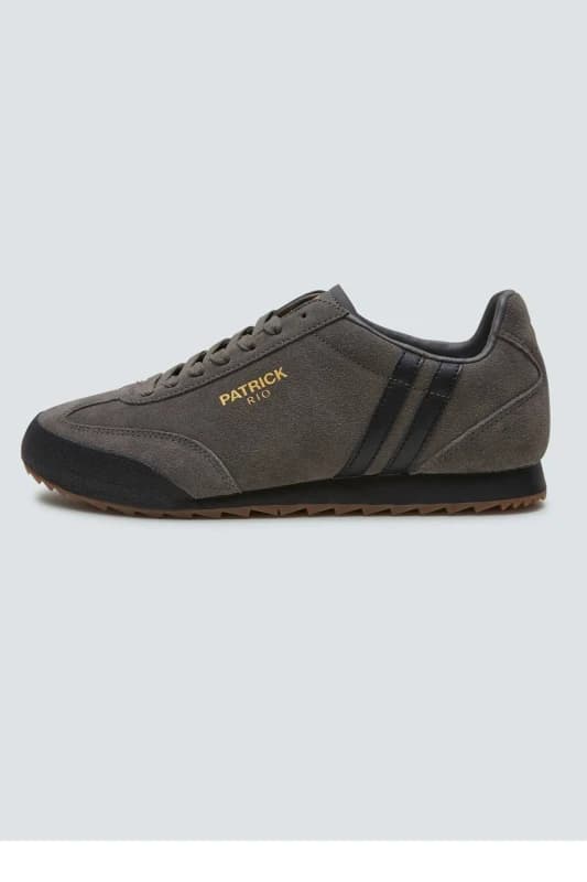 Patrick Mens Rio Trainer in Charcoal Size: 11 Charcoal Male 11