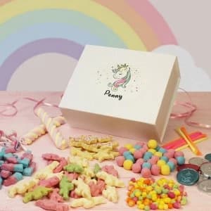Personalised Unicorn Sweet Box