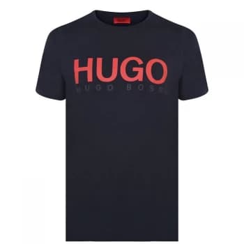 Hugo Boss Dolive Logo T-Shirt Navy Size L Men