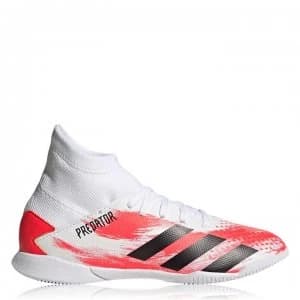 adidas Predator 20.3 Childrens Indoor Football Trainers - White/Black