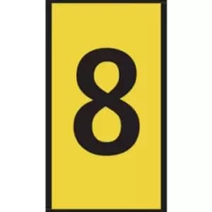 HellermannTyton WIC0-8-PA66-YE (1000) Pre-printed cable marker Imprint 8 561-00684