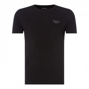 Antony Morato Logo Patch T Shirt - BLACK 9000