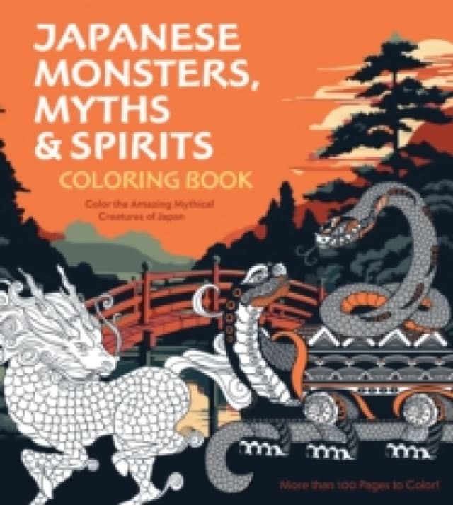 Japanese Monsters, Myths & Spirits Coloring Book. Paperback. By Editors of Chartwell Books Books