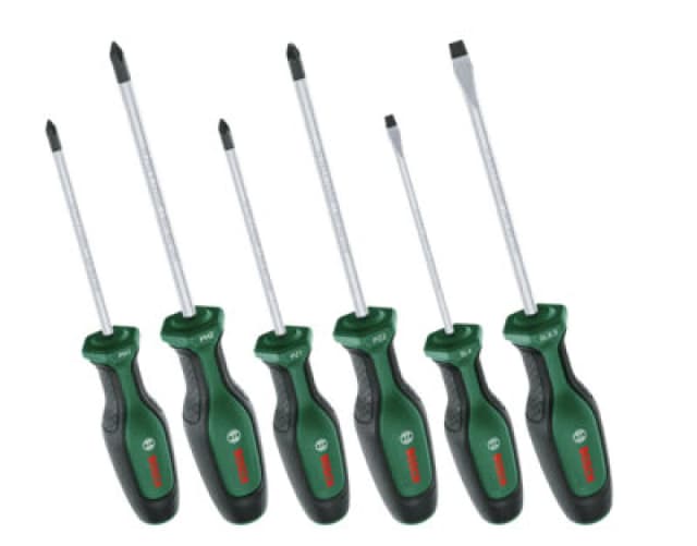 Bosch Hand Tools Screwdriver Set 6 Piece 1600A02Bx7