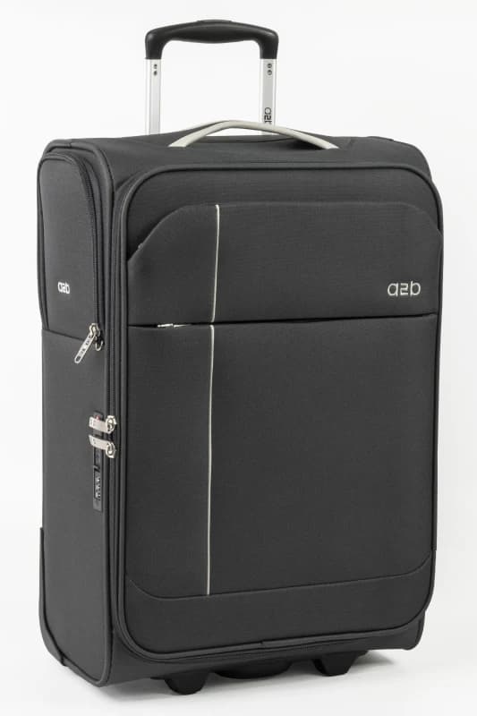 A2B Odyssey 22" Lightweight Small Suitcase Carry On 2 Wheel Cabin Luggage in Charcoal Charcoal Unisex Small