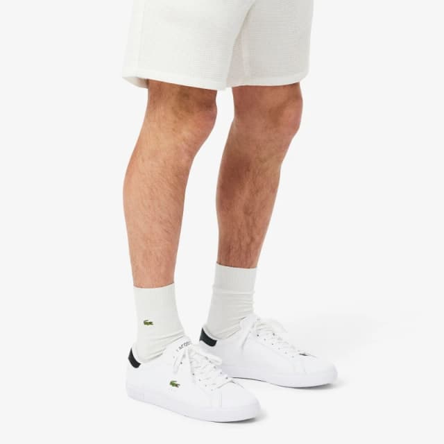 Lacoste Power Court Low Trainers - White White 7