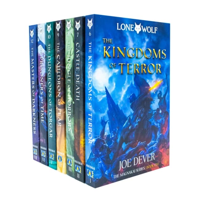 Lone Wolf Series Books 6 - 12 Collection Set by Joe Dever (The Kingdoms of Terror, The Jungle of Horrors) Joe Dever Books