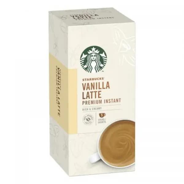 Starbucks Vanilla Latte Premium Instant Coffee 5 Sticks