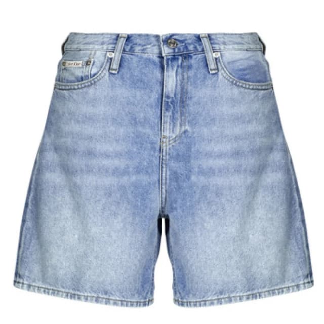 Calvin Klein Jeans MOM SHORT womens Shorts in Blue