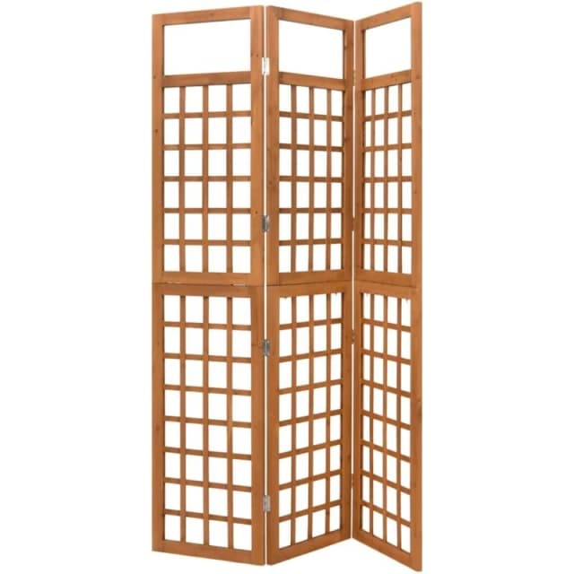VIDAXL 3-Panel Room Divider/Trellis Solid Fir Wood 121x180.5cm Vidaxl 8720286452615