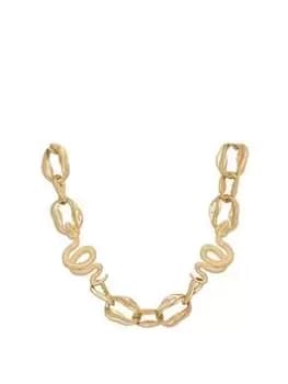 Bibi Bijoux Gold 'Serpent' Chunky Chain Necklace