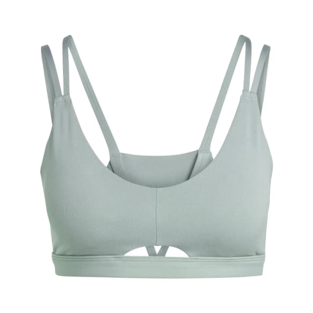 adidas Yoga Studio Luxe Low Impact Sports Bra Womens - Green Green 30A