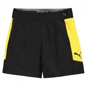 Puma NXT Woven Shorts Junior Boys - Black/Yellow