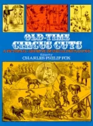 old time circus cuts a pictorial archive of 202 illustrations