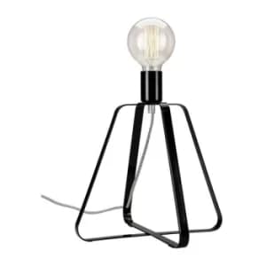 Riccardo Wire Frame Table Lamp Black, 1x E27