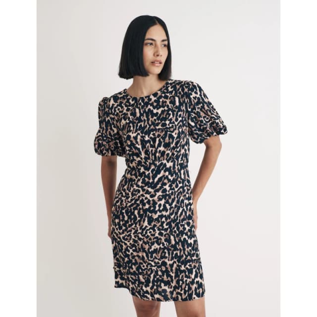 Nobodys Child Benita Mini Dress Leopard female 6 (2XS)