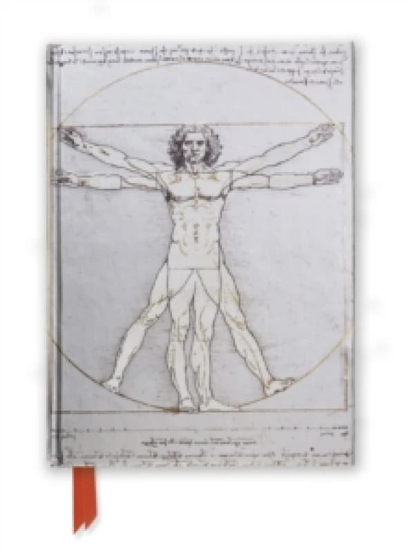 Da Vinci: Vitruvian Man (Foiled Journal) Notebook / blank book